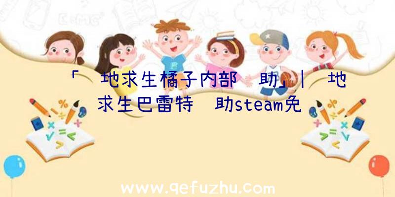 「绝地求生橘子内部辅助」|绝地求生巴雷特辅助steam免